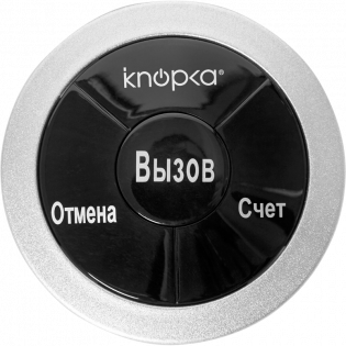 фото Кнопка вызова iKnopka APE330 серебристая, фото 1