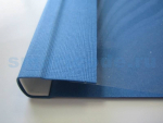 C-Bind Мягкие обложки А4 Softclear B 13 мм синие текстура лен
